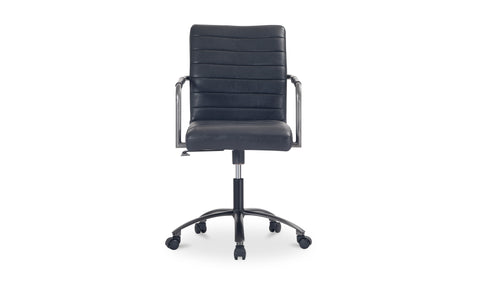 Roy Office Chair Black Leather