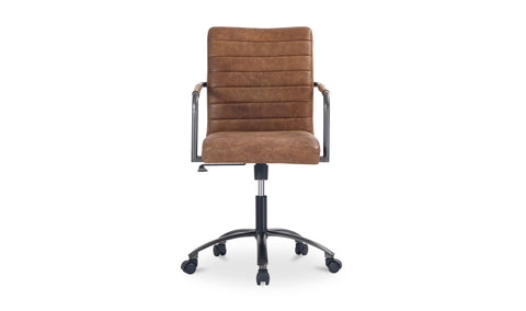 Roy Office Chair Open Road Brown Leather