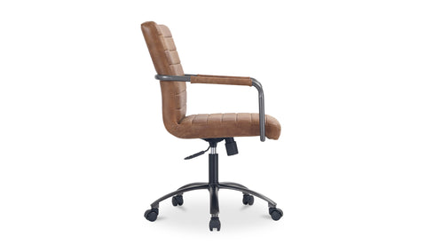 Roy Office Chair Open Road Brown Leather