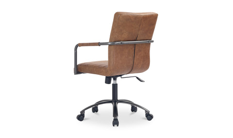 Roy Office Chair Open Road Brown Leather