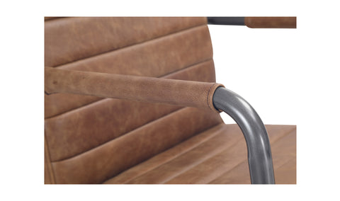 Roy Office Chair Open Road Brown Leather