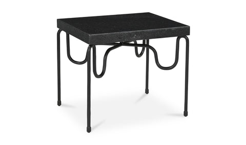 Getty Side Table Black Granite