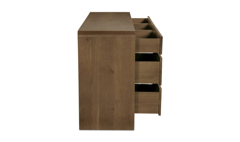 Riley 7 Drawer Dresser Oak