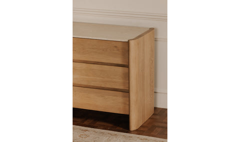 Lane 6 Drawer Dresser Natural