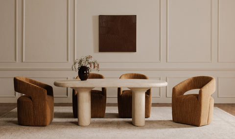 Warby Outdoor Dining Table Beige