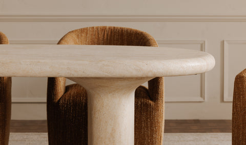 Warby Outdoor Dining Table Beige