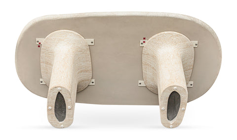 Warby Outdoor Dining Table Beige