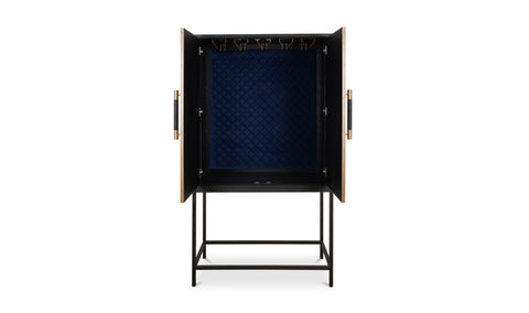 Mako Bar Cabinet Black