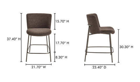 Early Counter Stool Dark Brown
