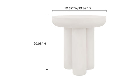 Rocca Side Table Cream