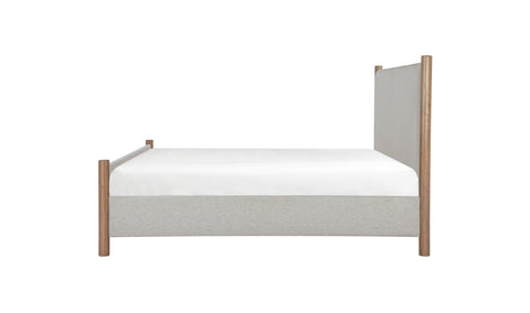 Warren Queen Bed Beige