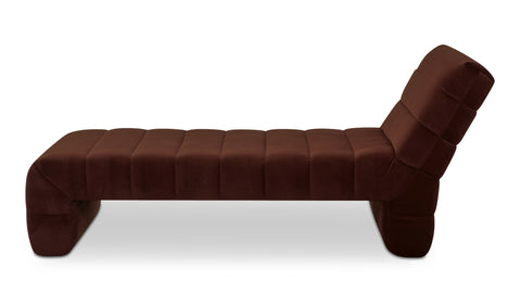 Verity Chaise Warm Brown