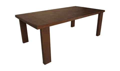 Marina Outdoor Dining Table Brown