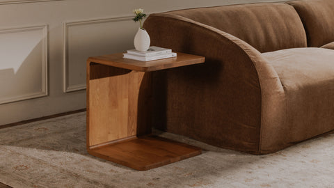 Carrie Side Table Natural Oak