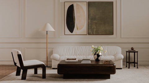 Edie Accent Chair Flecked Ivory