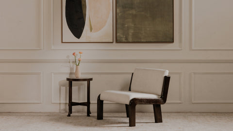 Holli Side Table White Marble