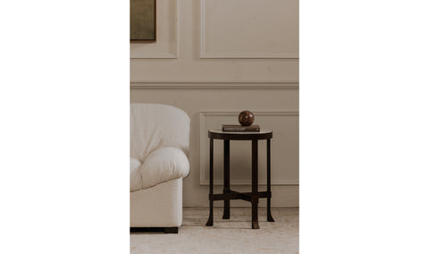 Holli Side Table White Marble