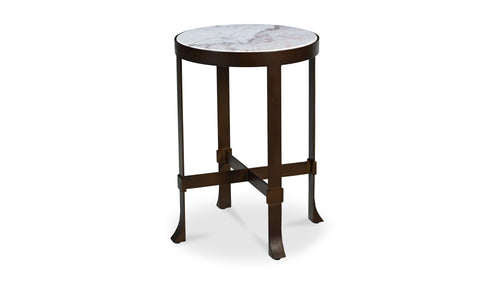 Holli Side Table White Marble
