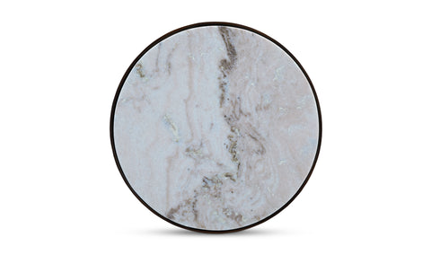 Holli Side Table White Marble