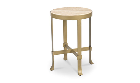 Holli Side Table Travertine