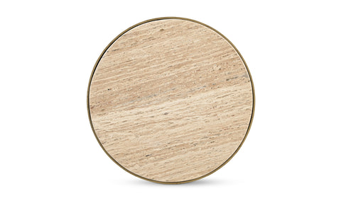 Holli Side Table Travertine