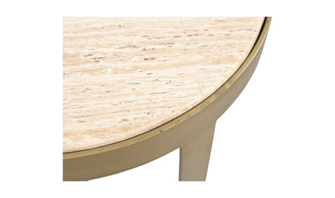 Holli Side Table Travertine