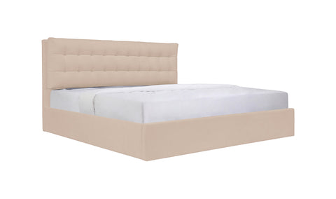 Sebastion King Storage Bed Cream