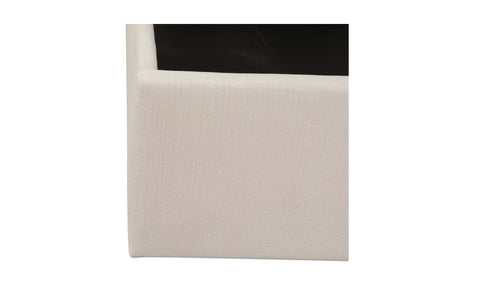 Sebastion King Storage Bed Cream