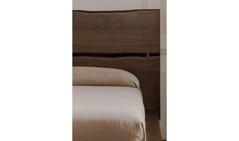 Madagascar Platform Bed Dark Brown