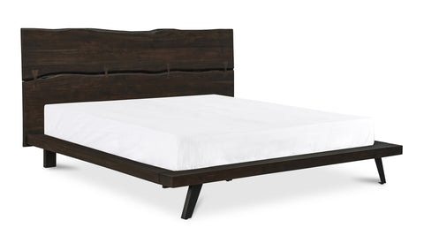 Madagascar Platform Bed Dark Brown