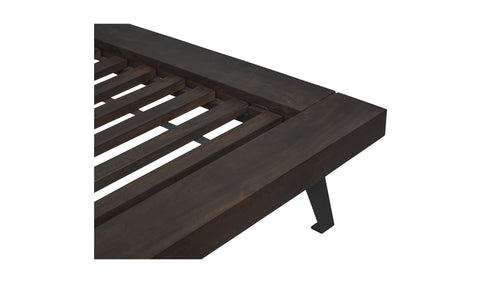 Madagascar Platform Bed Dark Brown