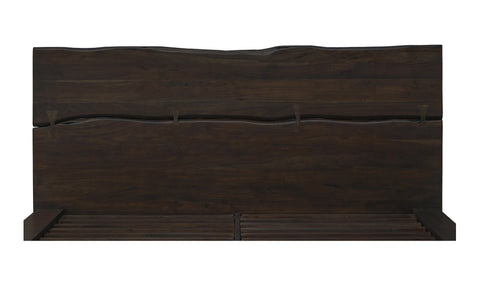 Madagascar Platform Bed Dark Brown