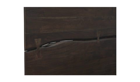 Madagascar Platform Bed Dark Brown