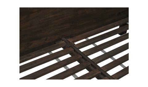 Madagascar Platform Bed Dark Brown
