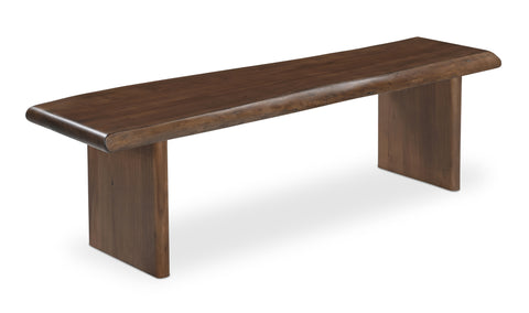 Lila Dining Bench Small Brown