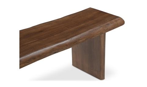 Lila Dining Bench Small Brown