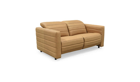 Juno Power Recliner Sofa Tan Leather