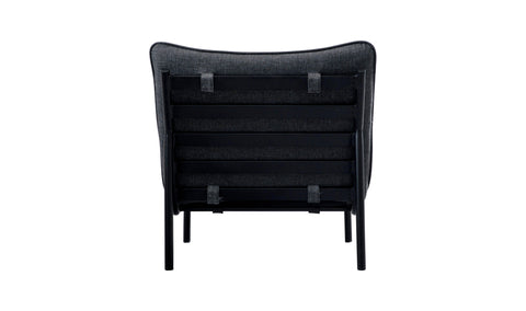 Morgan Outdoor Accent Chair Speckled Charcoal