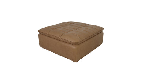 Lino Ottoman Tan Leather