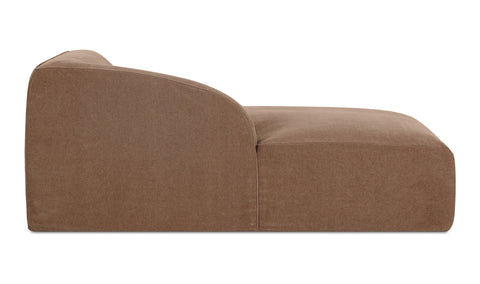 Isla Left Arm Facing Chaise Mocha