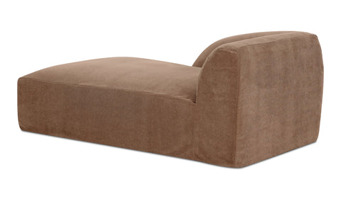 Isla Left Arm Facing Chaise Mocha