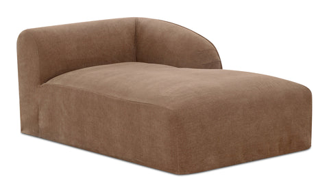 Isla Right Arm Facing Chaise Mocha