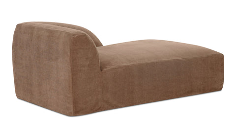 Isla Right Arm Facing Chaise Mocha