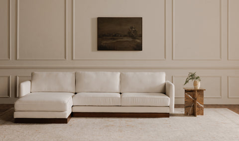 Vernon Sectional White