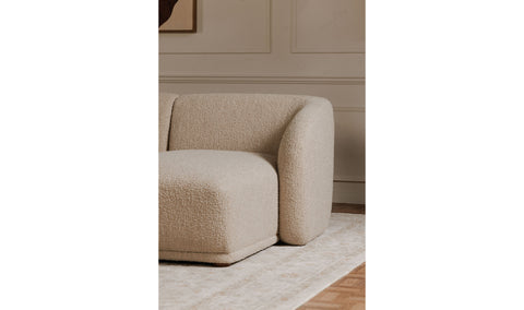 Faye Sectional Beige Boucle