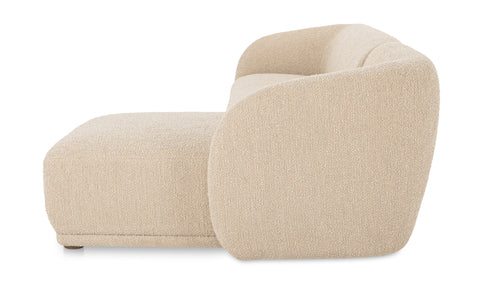 Faye Sectional Beige Boucle