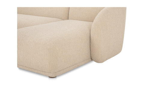 Faye Sectional Beige Boucle