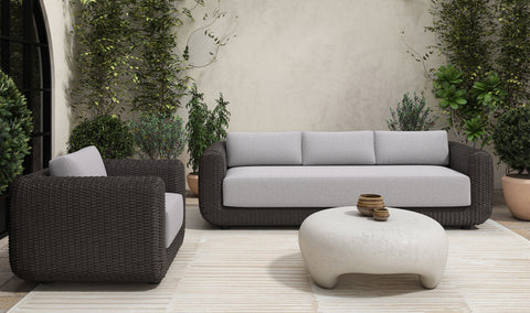 Soma Outdoor Sofa Dark Brown