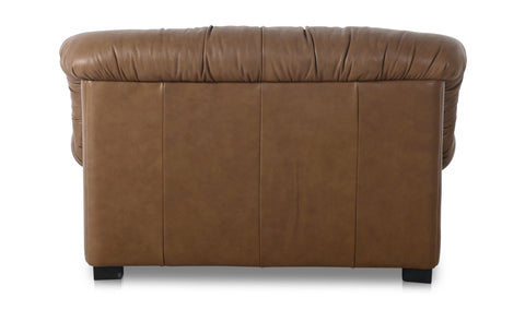 Halston Lounge Chair Tan Leather