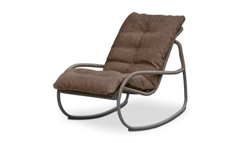 Lyra Outdoor Rocking Chair Brown